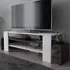 Lenora 2 Shelf TV Unit - White, Walnut