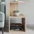 Lermon 2 Shelf Side Table - Oak