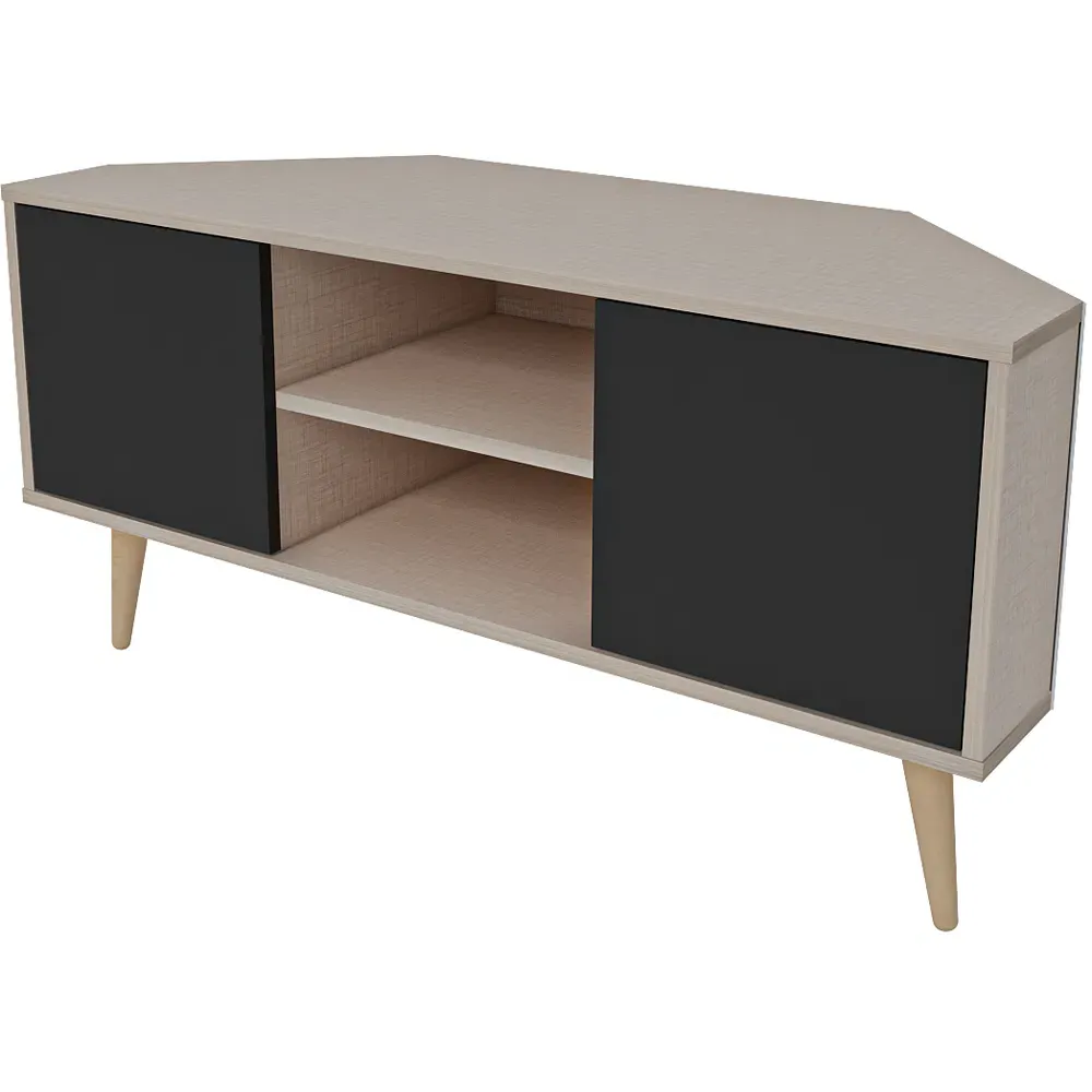 Lesson Corner TV Stand with Storage - Beige