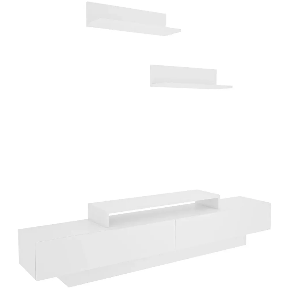 Lusi 2 Door TV Unit - White