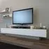 Lusi 2 Door TV Unit with Wall Shelves - Cordoba, White