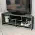 Maldives 3 Shelf Corner TV Unit - Green