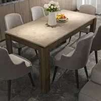 Manhattan 6-Seater Dining Table - Walnut