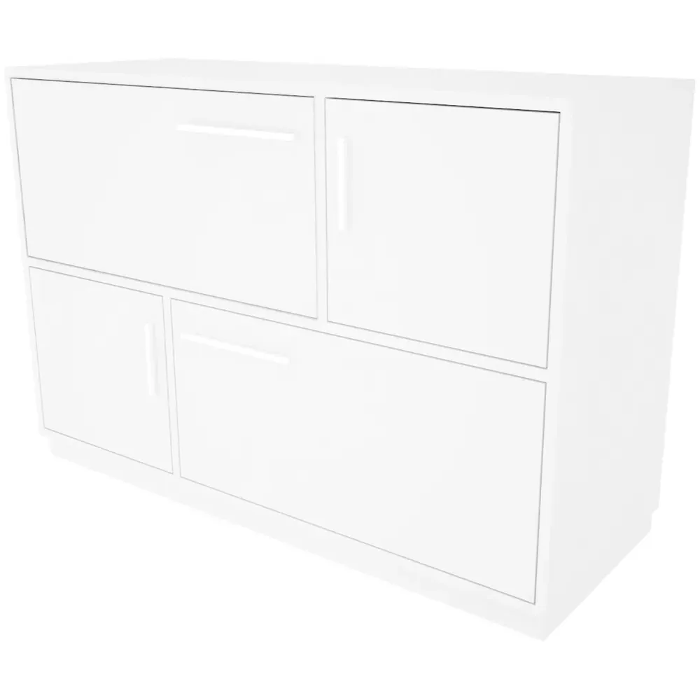 Mares 4 Door Sideboard Cabinet - White