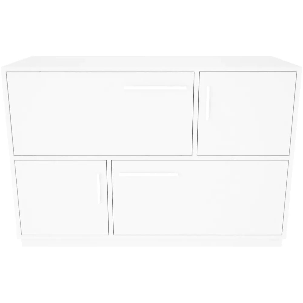 Mares 4 Door Sideboard Cabinet - White