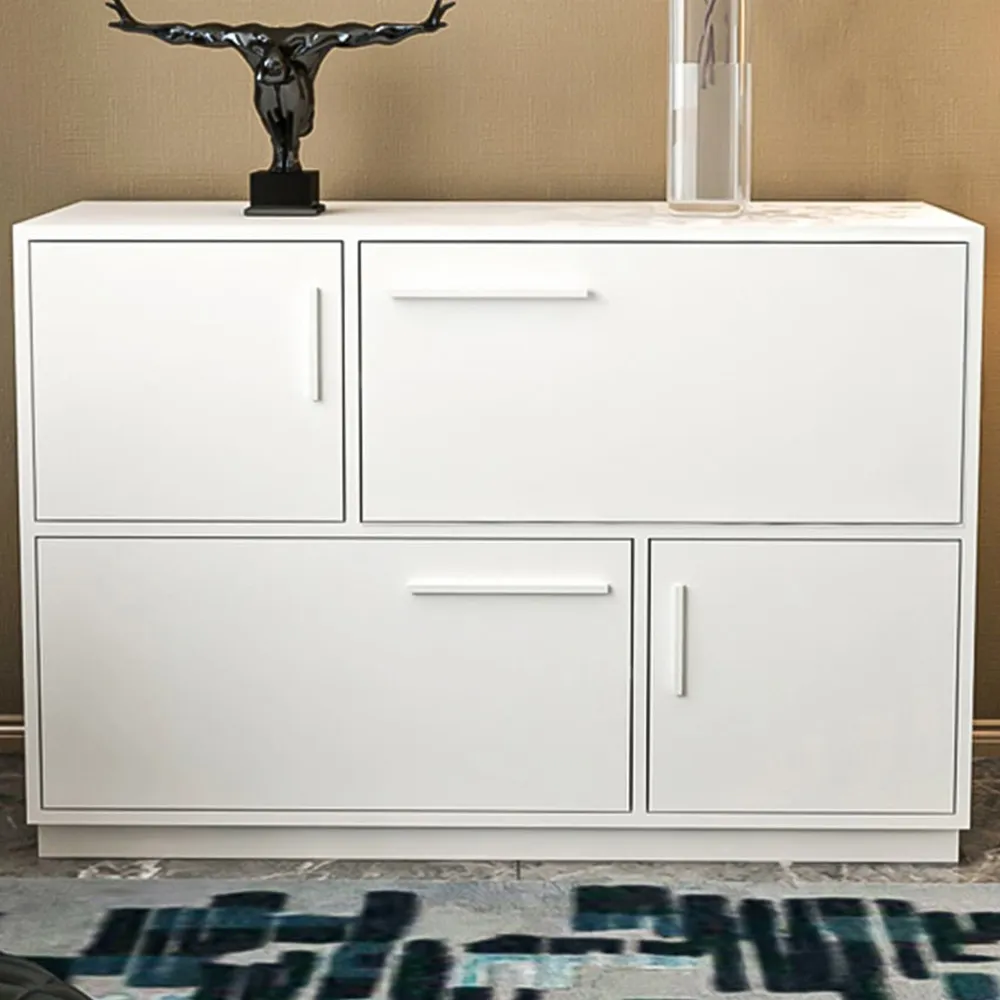 Mares 4 Door Sideboard Cabinet - White image