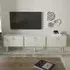 Milagro 3 Cabinet TV Unit - White, Gold