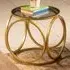 Mimo Coffee Table - Gold, Glass