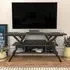 Minerva 4 Open Shelf TV Unit - Black, Anthracite