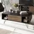 Mistico Coffee Table with Storage - Black, Walnut