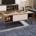 Mistico Coffee Table with Storage - Walnut, White