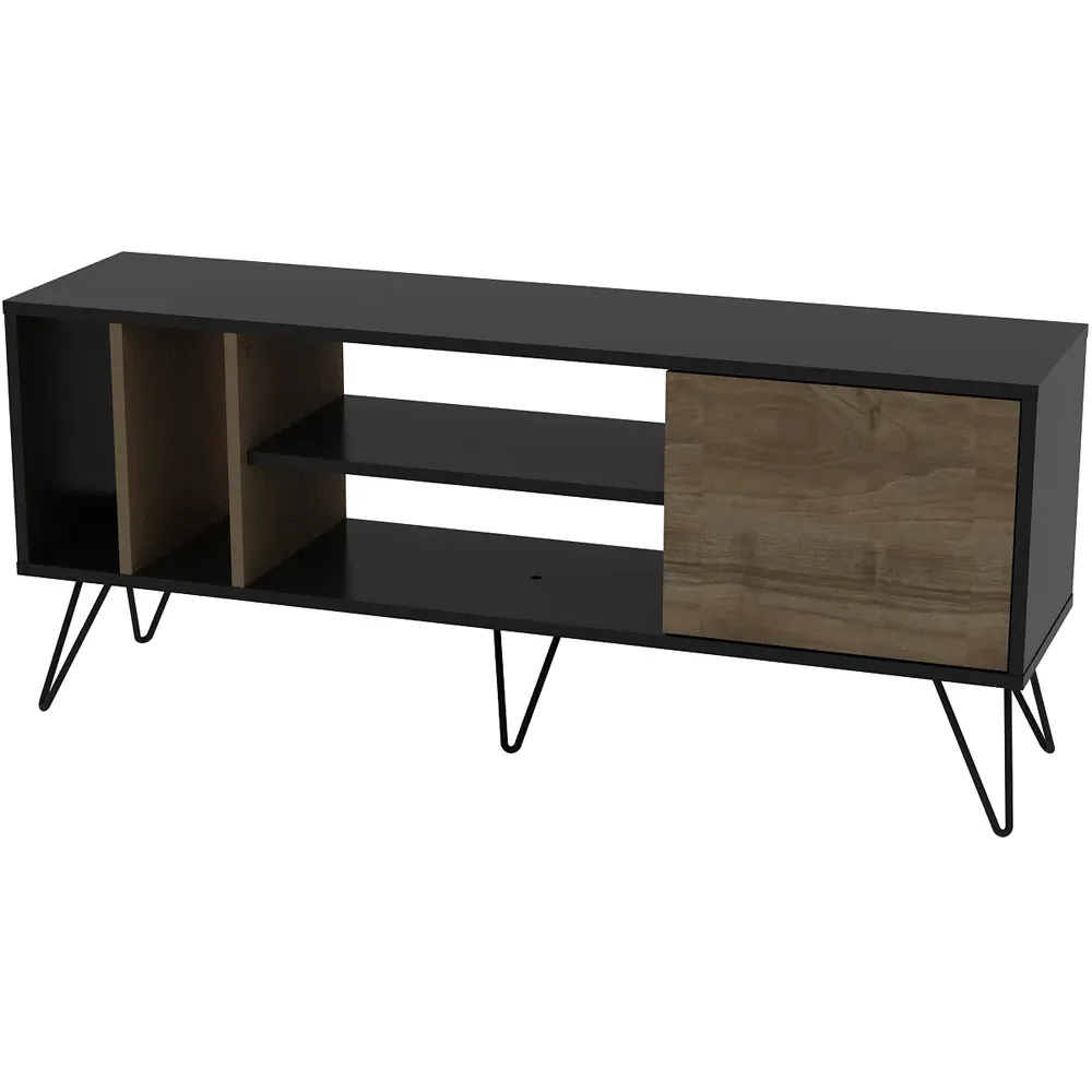 Mistico TV Unit - Black, Walnut