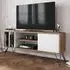 Mistico TV Unit - Walnut, White