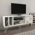Mistico TV Unit - White, Marble Effect