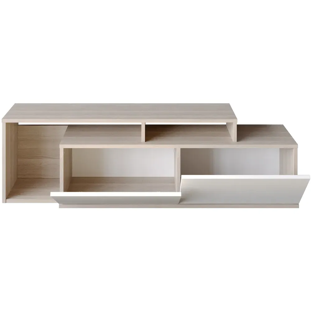Nexera 2 Door Wide TV Stand - Cordoba, White