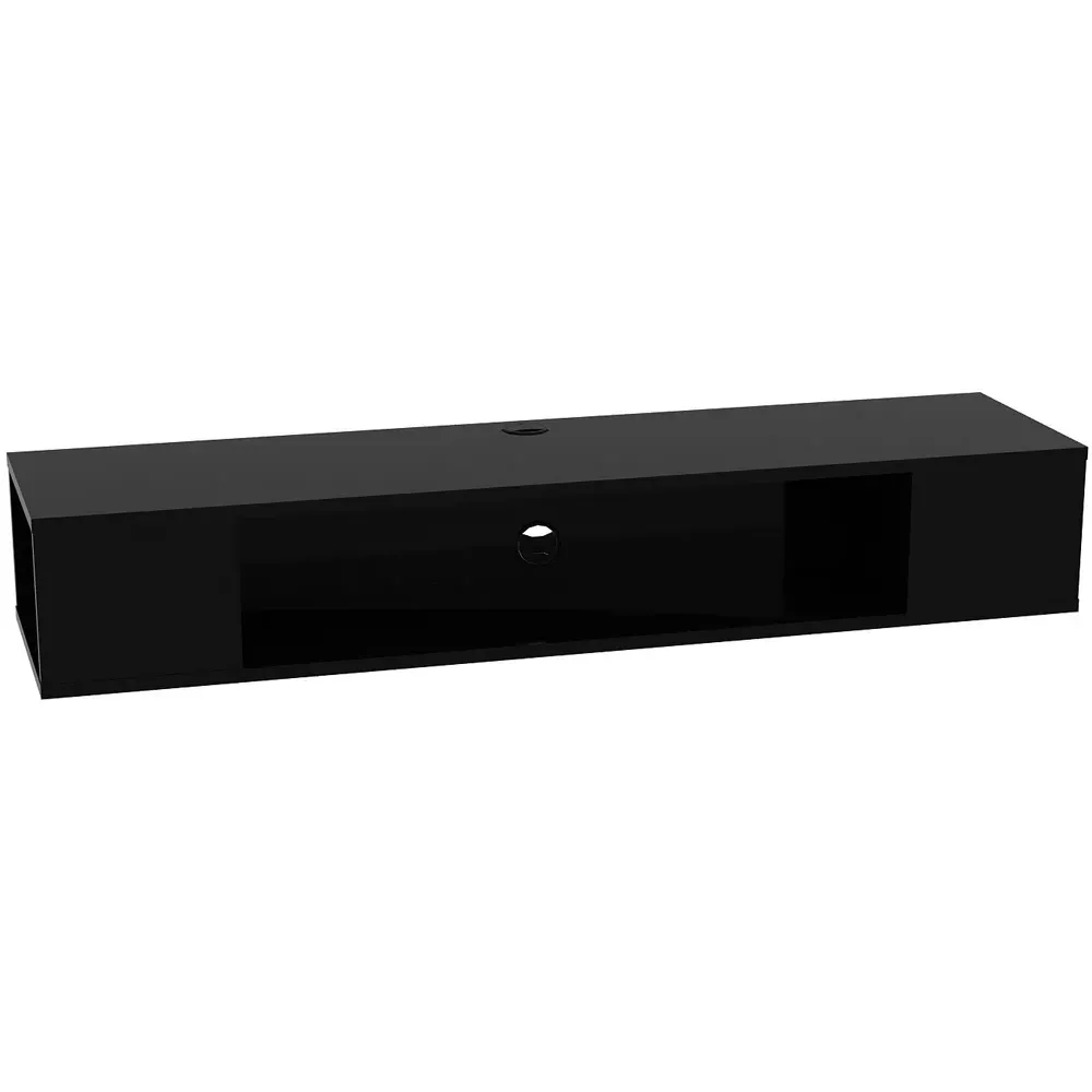 Peti Floating TV Unit with Storage - Black
