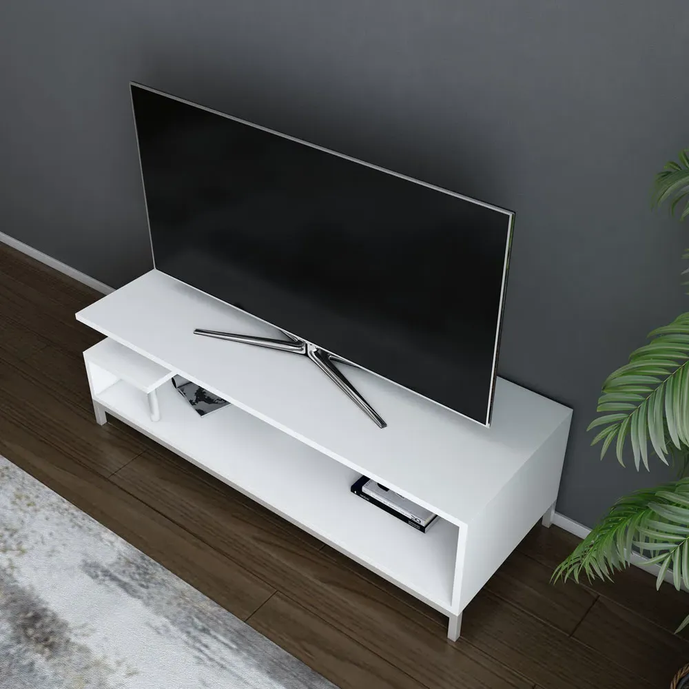 Reilly 2 Shelf TV Unit - White