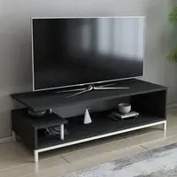 Reilly 2 Shelf TV Unit - White, Anthracite