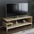 Reilly 2 Shelf TV Unit - White, Sapphire Oak