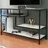 Robins TV Stand with Storage - Black, Metal