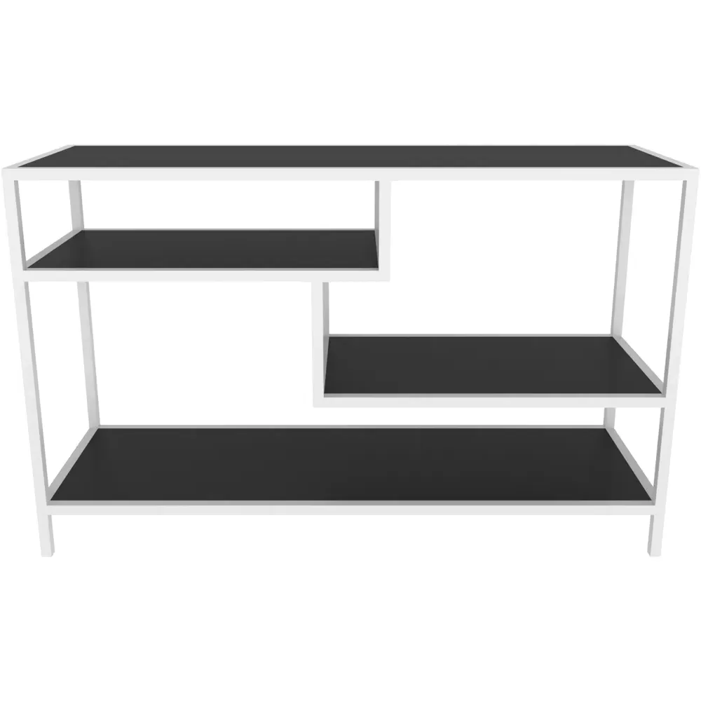 Robins TV Stand with Storage - White, Metal