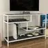 Robins TV Stand with Storage - White, Metal