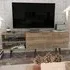 Ronas Wide TV Unit with Storage - Brown