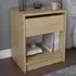 Sheridan Single Drawer Floating Bedside Table - Sapphire Oak