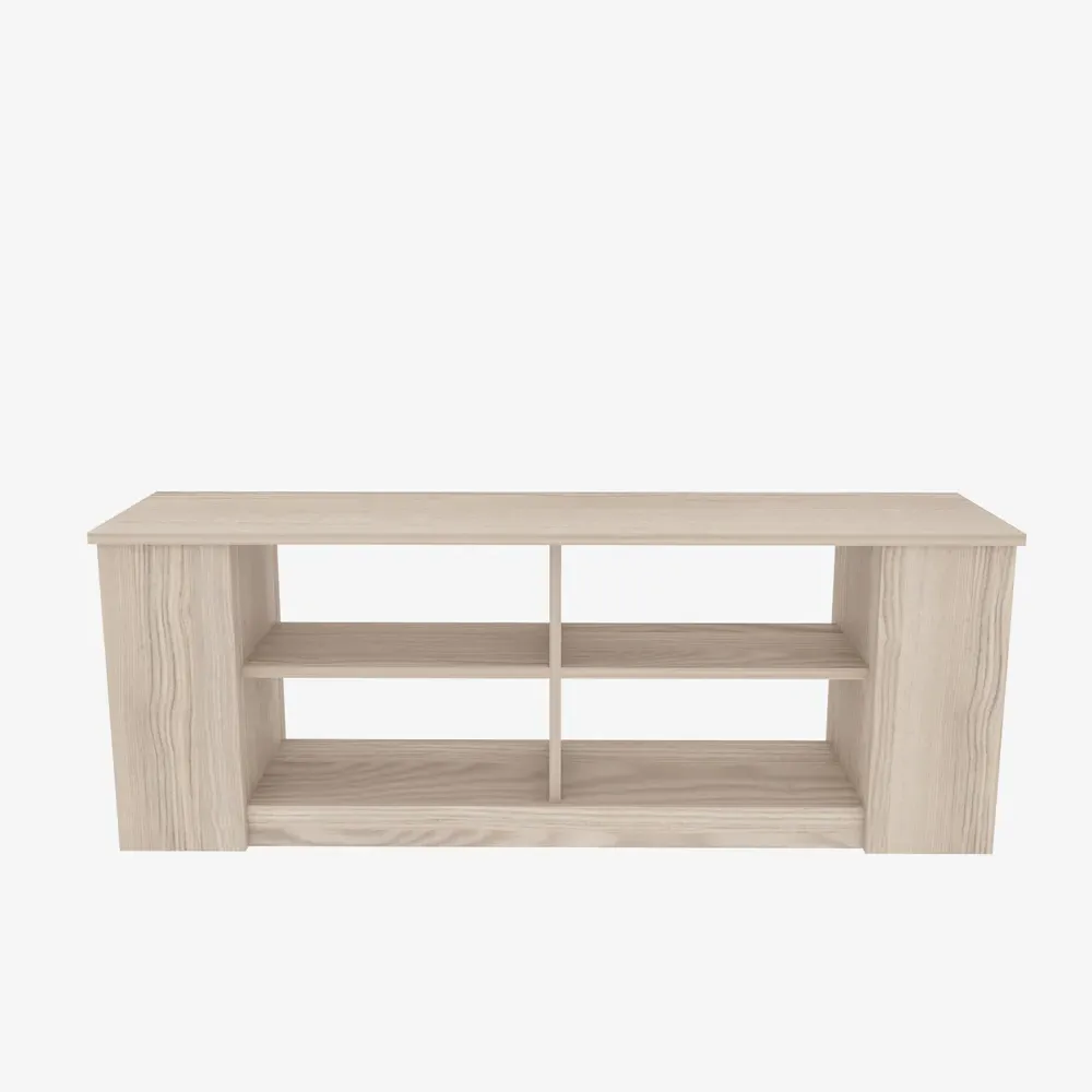 Space 8 Shelf TV Unit - Grey
