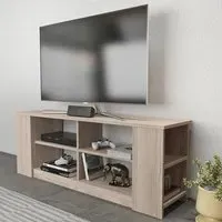 Space 8 Shelf TV Unit - Grey