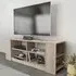 Space 8 Shelf TV Unit - Grey