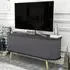 Stor 2 Door Wide Mid-Century TV Unit - Black, Anthracite