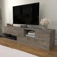 Sunny 3 Door TV Unit with Storage - Wenge
