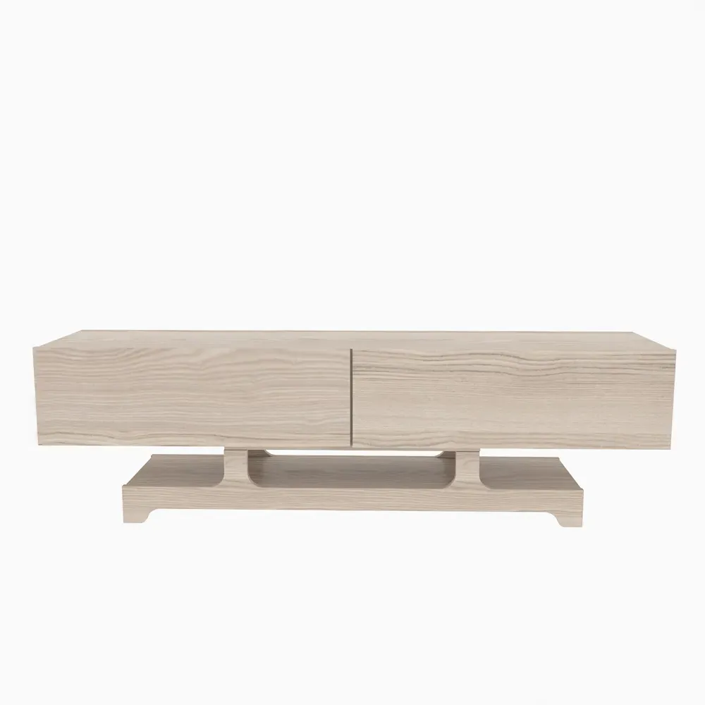 Tera 2 Door TV Unit with Storage - Grey