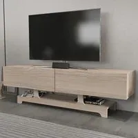 Tera 2 Door TV Unit with Storage - Grey