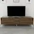 Tex Wide TV Unit with Storage - Walnut