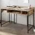 Tumata 3 Shelf Study Desk - Walnut