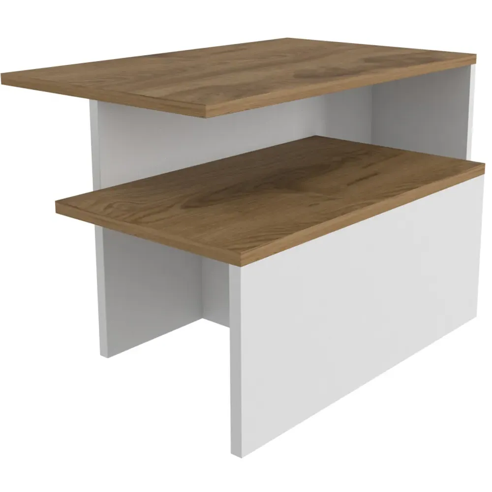 Twins Oud White Nest Coffee Tables Set of 2