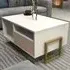 Utopie 2 Door Coffee Table with Storage - White, Beige