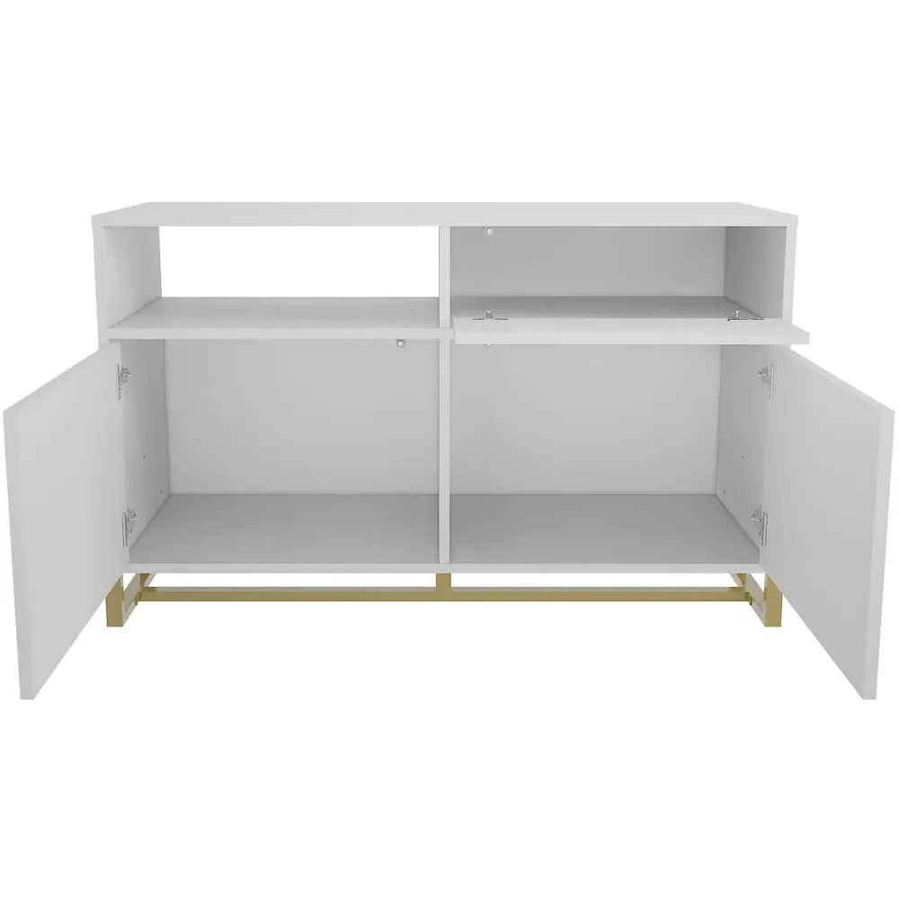 Utopie 3 Door Storage Cabinet with Shelf - White