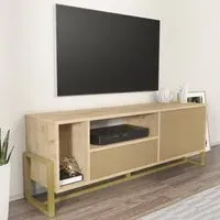 Utopie TV Unit with Drawer and Door - Oak