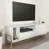 Utopie TV Unit with Drawer and Door - White