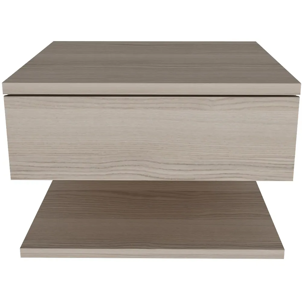 Vivid Cordoba Floating Nightstand - Silver