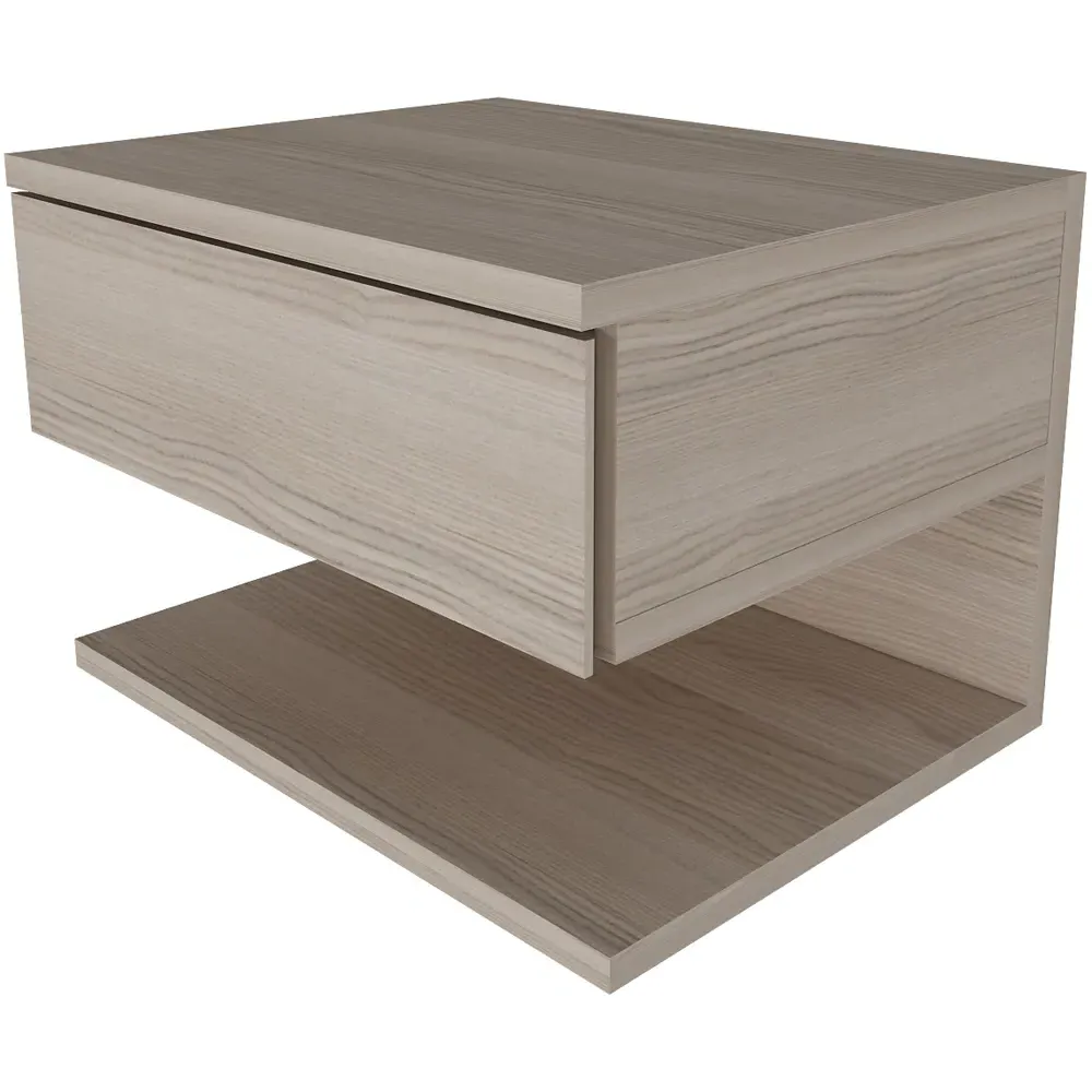 Vivid Cordoba Floating Nightstand - Silver