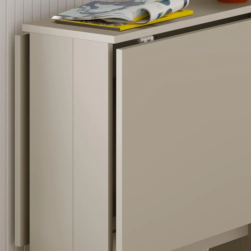 Artemio 4-Seater Foldable Dining Table - Sandstone