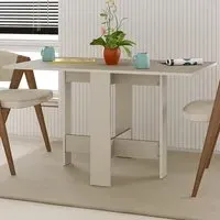 Artemio 4-Seater Foldable Dining Table - Sandstone