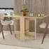 Artemio Foldable Dining Table - Cream, Engineered Wood