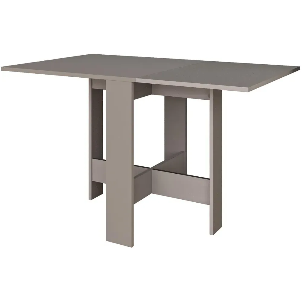 Artemio Foldable Dining Table - Grey, Engineered Wood