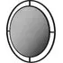 Bubble Round Mirror - Black, Aluminium Alloy