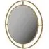 Bubble Round Mirror - Gold, Aluminium Alloy